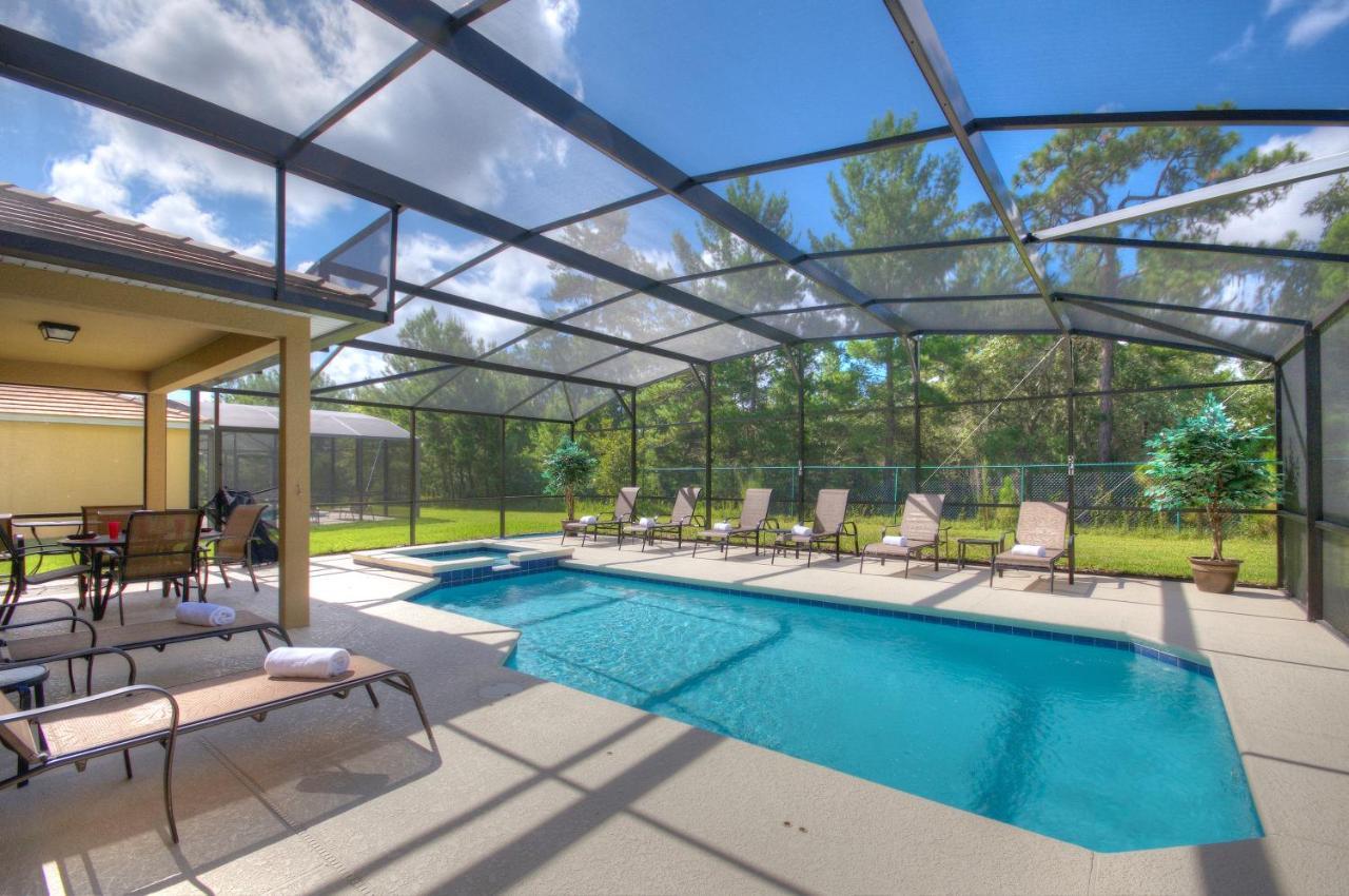 South Facing Pool Near Disney 5 Bed Luxury كيسيمي المظهر الخارجي الصورة